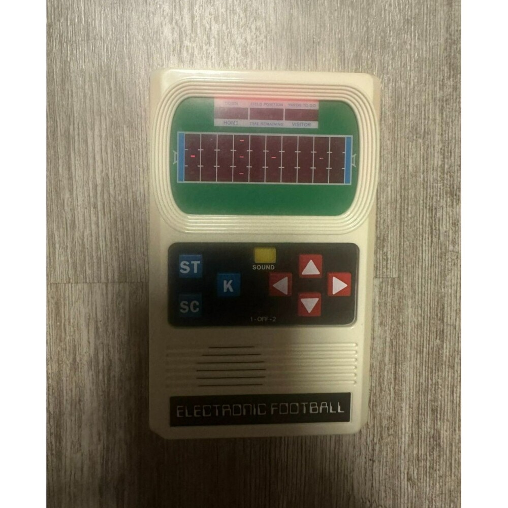 Vintage Mattel Electronic Football Retro Video Game EXC Condition Works 70s 80s